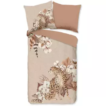 Доброе утро двустороннее постельное белье "Chevy", фланель фланель, 135х200, теплое, мягкое, двусторонний вид, молния, песочный Good Morning