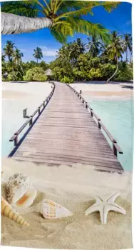 Доброе утро, пляжное полотенце "Моана", (1 шт.), с пляжным мотивом, быстро сохнет Good morning 100х180 см (1 шт.), цвет multi-bunt