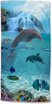 Доброе утро, пляжное полотенце "Will", (1 шт.), быстро сохнет Good morning 75х150 см (1 шт.), синий