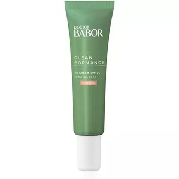 DOCTOR BABOR CLEANFORMANCE BB Cream SPF 20 Тональный крем с защитой от солнца Среднее покрытие Веганская формула 30 мл 02 Средний