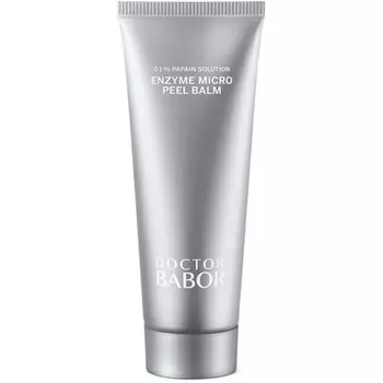 DOCTOR BABOR Enzyme Micro Peel Balm Мягкий пилинг для сияющей кожи Эффективное отшелушивание с ферментом папаина и сахарными гранулами для пилинга Веганский 75 мл