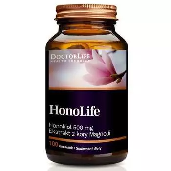 Doctor Life, БАД HonoLife с экстрактом коры магнолии, 100 капсул