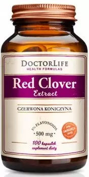 Doctor Life, Красный клевер, менопауза, 100 капсул.
