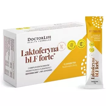 Doctor Life Лактоферин Блф Форте Пробиотики и Биоферрин 2000 для поддержки иммунитета 15 прокладок, Doctorlife