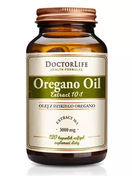 Doctor Life Oregano Oil БАД масло дикой душицы 3000мг, 120 капс./1 уп.