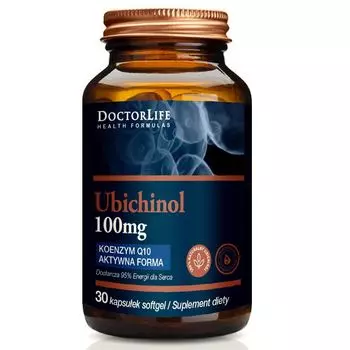 Doctor Life Ubichinol БАД коэнзим Q10 активная форма 100мг, 30 капс./1 уп.