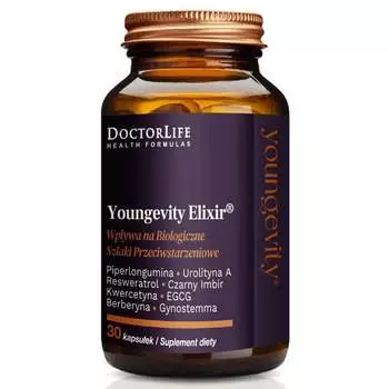 Doctor Life, Youngevity Elixir, клеточное омоложение, оживление митохондрий, Добавка , 30 капсул.