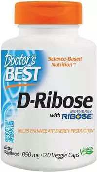 Doctor'S Best, D-рибоза, D-рибоза 850 мг, 12 шт. Inna marka
