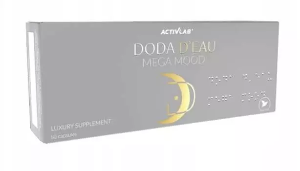 Doda D'EAU Mega Mood Activlab Стресс, Усталость, Концентрация, 60 капсул. Inna marka
