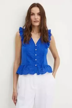 DODAY1 хлопковая блузка Morgan, синий