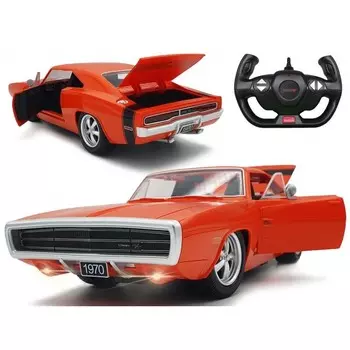 Dodge Charger с дистанционным управлением 1970 г., открывающиеся двери 1:16 Rastar