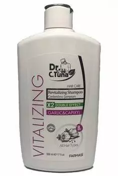 Доктор C. Tuna Farmasi, Питательный шампунь, чеснок и капиксил, 500 мл, Inny producent