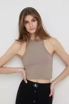 Доктор Джинсовый топ Dr. Denim, коричневый