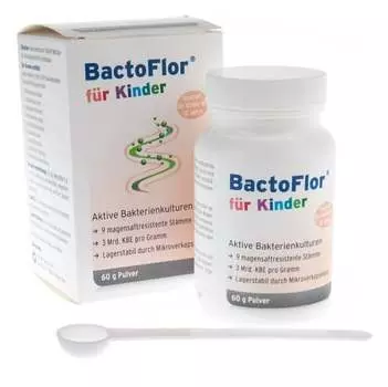 Доктор Enzmann, BactoFlor для детей, 60 г Mito Pharma