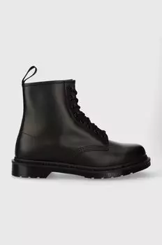 Доктор Кожаные ботинки Martens 1460 Mono Dr. Martens, черный