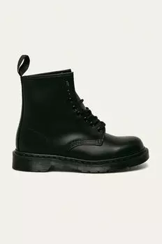 Доктор Кожаные ботинки Martens 1460 Mono Dr. Martens, черный