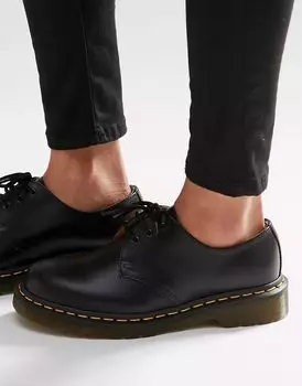 Доктор Martens 1461 оксфорды из гладкой кожи с тремя парами люверсов Dr Martens