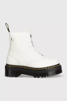 Доктор Martens Jetta кожаные ботильоны Dr. Martens, белый