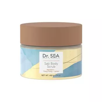 Доктор Морской, Ароматический скраб для тела, мандарин-иланг-иланг-лимон, 400г Dr. Sea