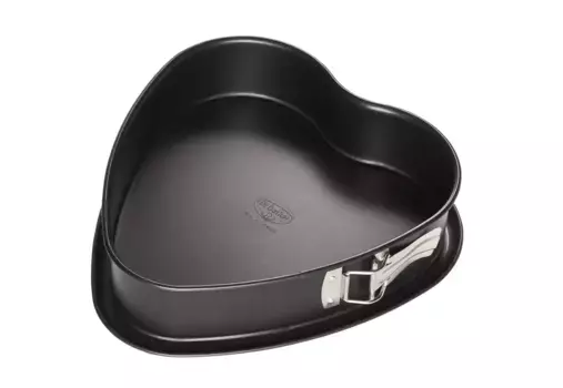 Доктор Разъемная форма Oetker "Сердце" Dr. Oetker 25 см, черный