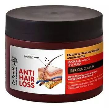 Доктор Sante, Anti Hair Loss, маска, стимулирующая рост волос, 300 мл, Dr. Sante