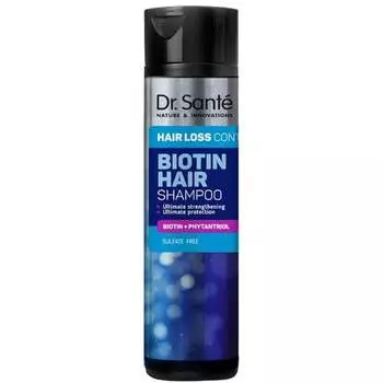 Доктор Sante,Biotin Hair Shampoo шампунь против выпадения волос с биотином 250мл, Dr. Sante