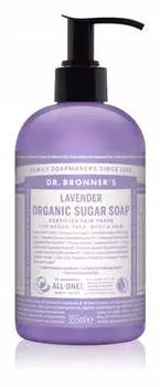 Доктор Жидкое мыло Bronner's Lavender для тела и волос 355 мл, Dr. Bronner's