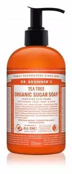 Доктор Жидкое мыло Bronner's Tea Tree для тела и волос 355мл, Dr. Bronner's