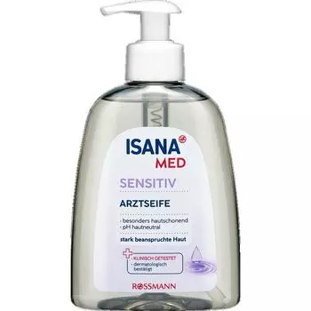 Докторское мыло для чувствительных чувствительных ISANA, 300 ml
