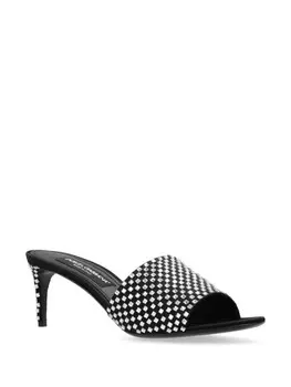 Dolce & Gabbana 65 мм атласные мюли, черный