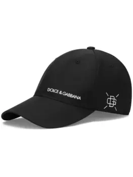 Dolce & Gabbana бейсболка с логотипом, черный