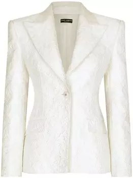 Dolce & Gabbana блейзер Turlington, белый