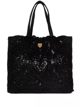 Dolce & Gabbana большая сумка-тоут Beatrice, черный