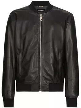 Dolce & Gabbana бомбер на молнии, синий