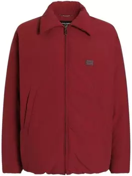 Dolce & Gabbana бомбер с логотипом, красный