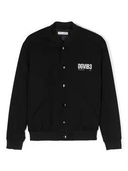 Dolce & Gabbana бомбер с принтом DGVIB3, черный