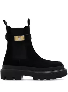 Dolce & Gabbana ботинки Челси с логотипом, черный