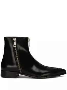 Dolce & Gabbana ботинки на молнии, черный