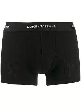 Dolce & Gabbana боксеры из джерси с логотипом, черный