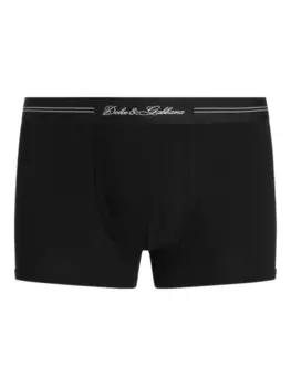 Dolce & Gabbana боксеры с логотипом, черный