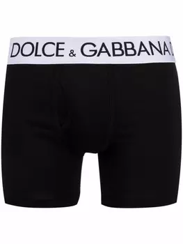 Dolce & Gabbana боксеры с логотипом, черный