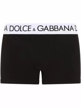 Dolce & Gabbana боксеры с логотипом, черный