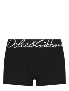 Dolce & Gabbana боксеры с логотипом, черный