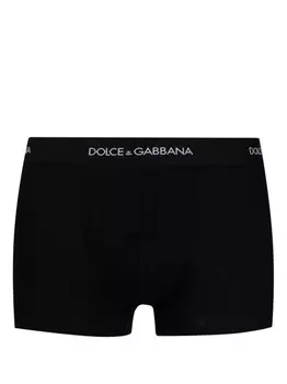 Dolce & Gabbana боксеры с логотипом, черный