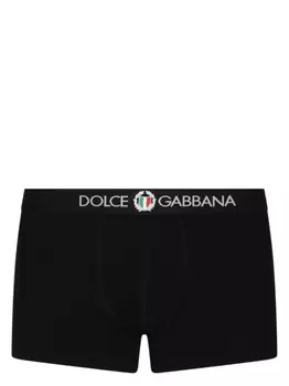 Dolce & Gabbana боксеры с логотипом, черный