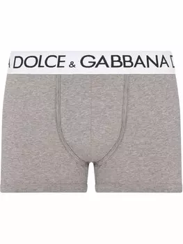 Dolce & Gabbana боксеры с логотипом, серый