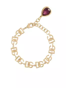 Dolce & Gabbana браслет с логотипом, золотой