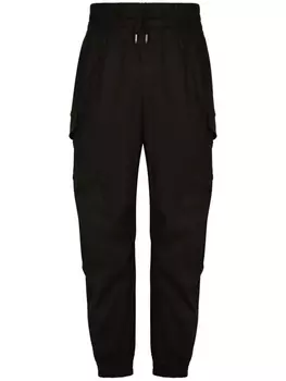 Dolce & Gabbana брюки карго с логотипом, синий