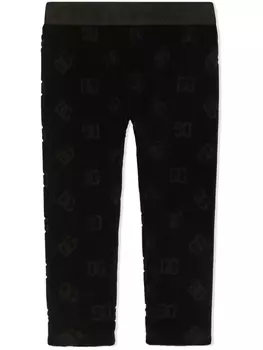 Dolce & Gabbana брюки с логотипом, черный
