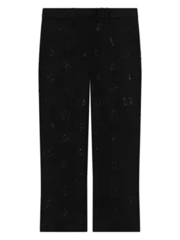 Dolce & Gabbana брюки с логотипом, черный